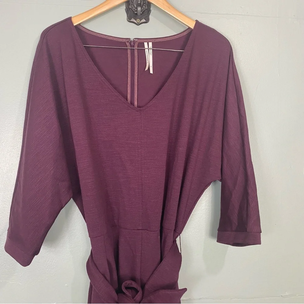 Anthropologie Sutton Pont Jumpsuit Purple Sz XL‎